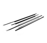 SKINII Striscia di Tenuta Auto Guarnizione Finestra Modanatura Trim Guarnizione della Porta Cintura per per Q5 2009-2018 4 Pz Cromato Guarnizioni Finestrini Sportello