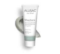 Skinius ALUSAC Maschera Viso e Corpo con Alusil - Ideale per Pelle Impura, Mista, Grassa e Tendenza Acneica - Dermopurificante Levigante 75ml