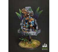 Skink Starseer - Seraphon Lizardmen COMMISSIONE dipinto