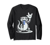 Skink - Terrario Punk Rock Rock in Metallo Pesante Maglia a Manica