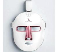 Skinkura Maschera per il viso per terapia della luce a LED, 7 colori, wireless e ricaricabile, ringiovanimento della pelle a casa, supporto per l'acne e perfezionamento dei pori, cura della pelle