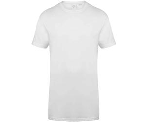 Skinni Fit Maglietta Extra Lunga In Cotone Nera O Bianca