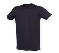 SkinniFit Uomini T-Shirt In Cotone/Elastan A Maniche Corte Che Fa Sentire Bene