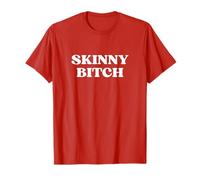Skinny Bitch Shirt Y2K Aesthetic Trendy Maglietta
