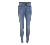Noisy May Callie High Waist Skinny Vi059lb Jeans Blu 26 / 30 Donna