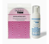 Skinny Tan Dark Mousse + Guanto Esfoliante | Prep & Glow Pacchetto Abbronzante