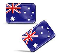 SkinoEu® 2 x 3D Adesivi Australia Bandiera Nazionale Australiana F 122