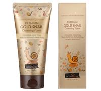 SKINPASTEL Premium Gold Snail Cleansing Foam 150 ml detergente in schiuma...