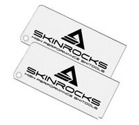 SkinRocks 3mm Plexi Sci Wachs-Abziehklinge 2er Set - Perfetto Cura per Sci
