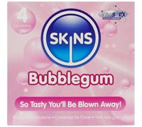 Skins - bubblegum premium condom confezione da 4