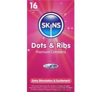 Skins - dots & ribs premium condoms confezione da 16