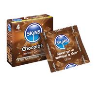 Skins - preservativi al cioccolato - 4 pezzi