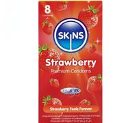 Skins - preservativi premium alla fragola confezione da 8