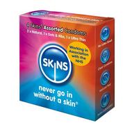 Skins Profilattici Aromatizzati, a Coste , Extra Sottile, - Veloce Discreto P &