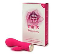 Skins Minis The Bijou Bunny vibratore con stimolatore clitorideo Pink 1 pz
