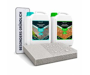 SkinStar Pietra Purificatore & Impregnazione Doppelpack Ogni 2,5L Pietra Patio