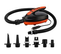 SkinStar Pompa elettrica SUP 20 PSI con display digitale, arresto automatico, collegamento 12 V, funzione di gonfiaggio e aspirazione, con 6 adattatori per SUP, kayak e gommoni