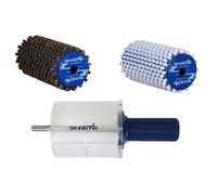 SkinStar Set Completo Spazzole Rotorbürste WorldCup Professional 4 Pezzi 100mm