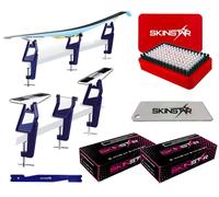 SKINSTAR Set Di Sci Skiwachs Profi Langlauf LL Con Supporto Per Sci 6 Pezzi