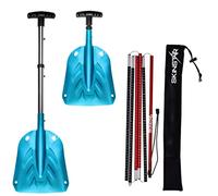SkinStar Sonda per valanghe 260 o 320 cm e pala per neve pieghevole in alluminio leggero e compatto