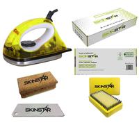 SkinStar Starter Sci Cera Set Da , Ferro da Stiro Busto Naturale Cera