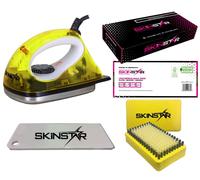SkinStar Starter Sci Cera Set, Ferro da Stiro Busto Cera Giallo