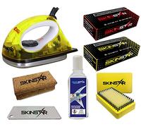SkinStar Starter Sci Cera Set, Ferro da Stiro Spazzola hydrocarbonwachs 7 pz