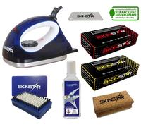 SkinStar Starter Sci Cera Set, Ferro da Stiro Spazzola Per Hydrocarbonwachs