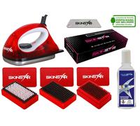 SkinStar Starter Sci Cera Set,Ferro da Stiro,Spazzole,Cera,Detergente 7-teilig