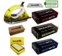 SkinStar Starter Sci Cera Set, Ferro da Stiro Spazzole Hydrocarbonwachs
