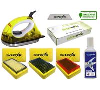 SkinStar Starter Sci Cera Set Ferro da Stiro Spazzole Naturale Cera Detergente