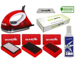 SkinStar Starter Sci Cera Set Ferro da Stiro Spazzole Naturale Detergente 7pcs