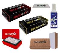 SkinStar Starter Sci Cera Set, Spazzola Per Cera Idrocarburica 6-t