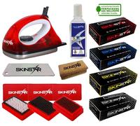 SkinStar Starter Set, Ferro Cera Busto Hydrocarbonwachs Raschietto 11-teilig