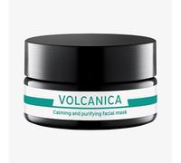 Skintegra Volcanica - Maschera di argilla lenitiva con bentonite e bavaglino, purificante e rinforzante della pelle, consistenza cremosa senza secchezza, adatta a tutti i tipi di pelle, 50 ml