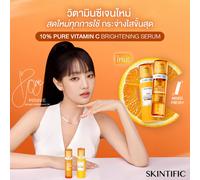 SKINTIFIC 10% Pure Vitamin C Brightening Serum Dual Lock Tech 2 tubi [1 g + 9 g]