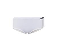 Skiny Damen Panty 2er Pack Cotton Advantage Slip, Weiß, 36 (Pacco da 2) Donna