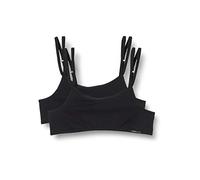 Skiny Bambina Essentials Girls Bustier 2er Pack Corsetto Not Applicable, Nero (Black 7662), 140