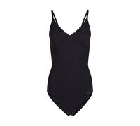 Skiny Body Donna - Intimo, Spalline Sottile, Pizzo, Scollo A V, Monocromatico...