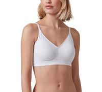 Skiny Damen Bustier herausnehmbare Pads Reggiseno Altamente Coprente, Opaque, Weiß, 42 Donna