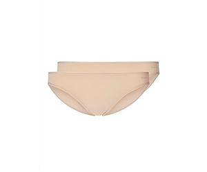 Skiny Damen Rio Slip 2er Pack Advantage Micro Brasiliana, Beige, 42 (Pacco da 2) Donna