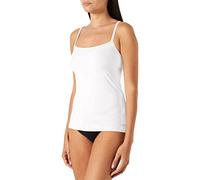 Skiny Damen Spaghettishirt 2er Pack Micro Advantage Canottiera, Weiß, 36 (Pacco da 2) Donna