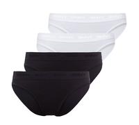 Skiny Donna Rio Slip, 4 Pezzi - Biancheria Intima, Mutande, Cotone, Con Logo...