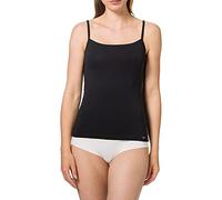 Skiny Maglietta intima Cotton Essentials Maglia a spaghetti Nero 38 Donna