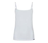 Skiny Damen Spaghettishirt Cotton Essentials Maglia a Spaghetti, Weiß, 44 Donna