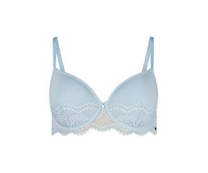 SKINY Reggiseno foderato con ferretto MICRORNAMENTS angel falls azzurro | 80A