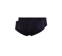 Skiny Advantage Cotton Panty 2er Pack, Slip Donna, Nero (Black 7665), 42 (Taglia Produttore: 36)