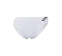 Skiny Damen Rio Slip 3er Pack Cotton Essentials Mutandine, Weiß, 36 (Pacco da 3) Donna