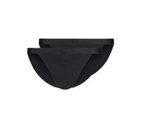 Skiny Tanga da Uomo Cotton Rib G-String (Confezione da 2), Nero (080693), M