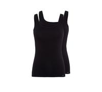 SKINY Top confezione da 2 Advantage Cotton (Nero) nero | 36